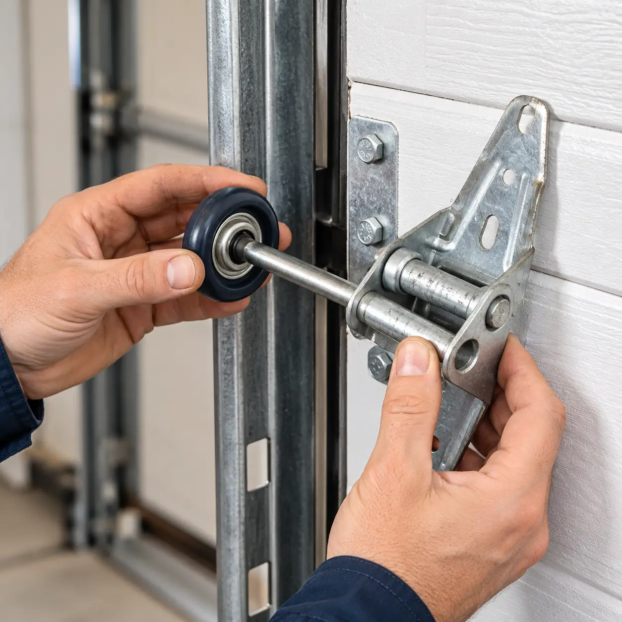Garage door roller repair