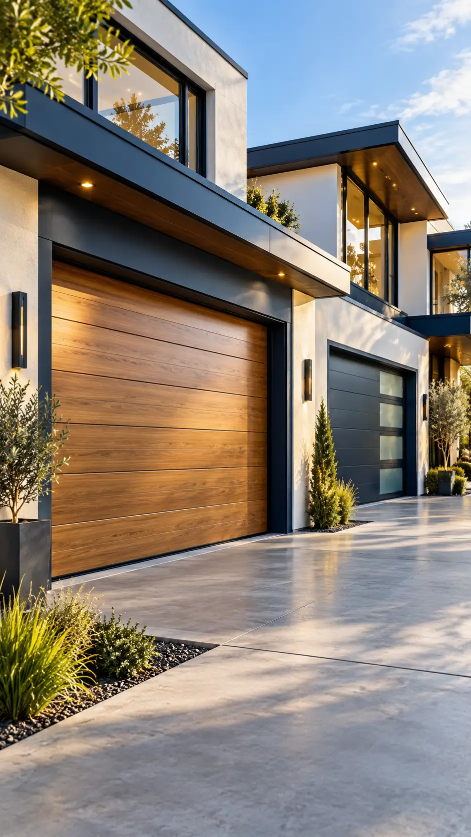 Residential garage door styles and design options for different home exteriors in Hockley TX